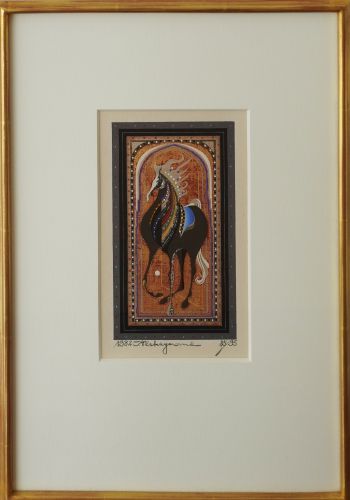 中山正　絵馬　木版画　7,000円　20220820